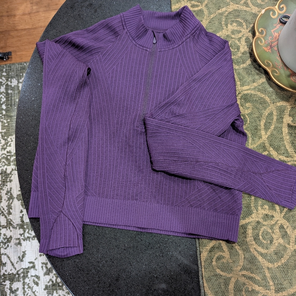 Rest Less Cropped Half Zip